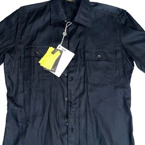 Fendi Black Casual Button Down Shirt